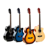 Cheap 41 inch beginner electric acoustic guitar wholesale factory OEM and ODM